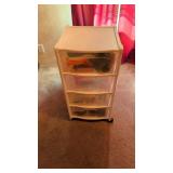 STORAGE CABINET WITH CONTENTS