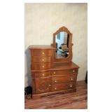 OAK DRESSER 74' TALL X 52' X 18'