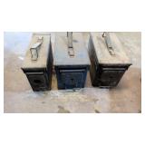 AMMO BOXES WITH CONTENTS