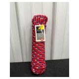 Red Poly Rope 50' x 1/2'