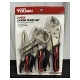 HT 4 pc Locking Plier Set