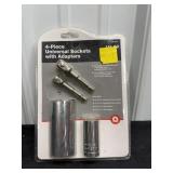 4 pc Universal Sockets w/ Adapters