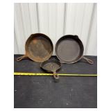 Cast Iron Skillets (3)