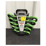 5 pc Offset Ratcheting Box Wrench Set
