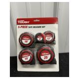 HT 5 pc Tape Measure Set