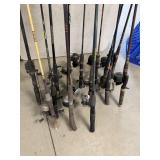 Rods w/ Reels (15)