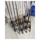 Rods w/ Reels (15)