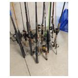 Rods w/ Reels (15)