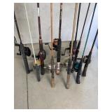 Rods w/ Reels (10)