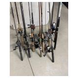 Rods w/ Reels (15)