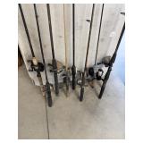 Rods w/ Reels (10)