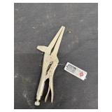 11' Long Nose Locking Pliers w/ Chipping Hammer