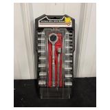 18 pc 3/8' Drive Socket Set