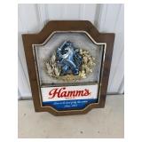Hamm's Beer Plastic Sign (18' x 14')