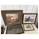 Dog & Bird Prints (4)