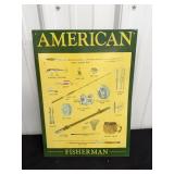 American Fisherman Tin Sign (17' x 12')