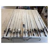 Rods w/ Reels (15)