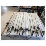 Rods w/ Reels (15)