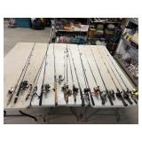 Rods w/ Reels (15)