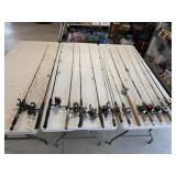 Rods w/ Reels (15)