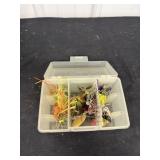 Spinnerbaits in Storage Case