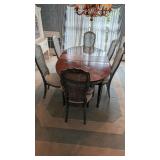 DINING TABLE AND CHAIRS