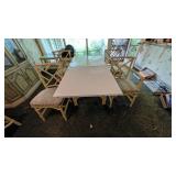 DINING TABLE AND CHAIRS