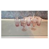 PINK DEPRESSION GLASS LOT