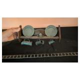 PEWTER DISPLAY SHELF