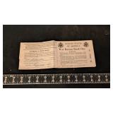 WAR RATION BOOK