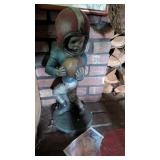 CONCRETE FOOTBALL STATUE