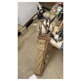 ANTIQUE WOODEN SHAFT GOLF CLUBS