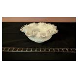 FENTON RUFFLEED EDGE DISH