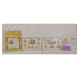 early agriculture book, adv. cards