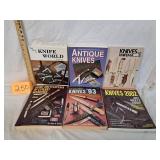 6 knife ref. books
