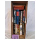 box of books stienbeck-tom clancy