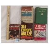 5- war books(moscow, russia, europe)