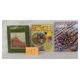 3 books (harrods,snakes,bicycle)