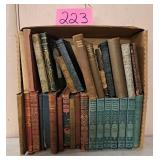 flat old books inclu. set of best worlds classics