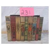 9 asst. horatio alger books