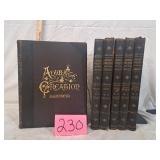 1898 copywrite 6 vol. set animate creations