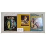 3 early doll ref. books