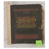 m. moline repair parts catalogue