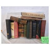 tote of books (see description)