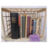 crate of books bible-military books