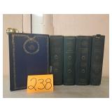 1921 copyright 5 vol. set the great war wwl