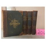 1890 copywrite set of 4 history of the world