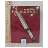 antique bowie knife book