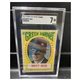 1966 Topps Green Hornet Sticker #10 Graded SGC 7