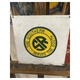 The Southern Railway Train Metal Sign